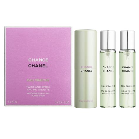 chanel eau fraiche twist and spray|chanel chance refills boots.